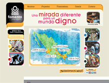 Tablet Screenshot of fomento.org.mx