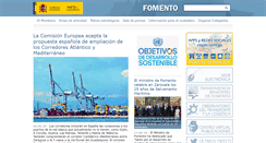 Desktop Screenshot of fomento.es
