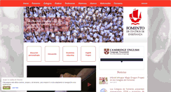 Desktop Screenshot of fomento.edu
