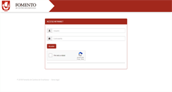Desktop Screenshot of intranet.fomento.edu